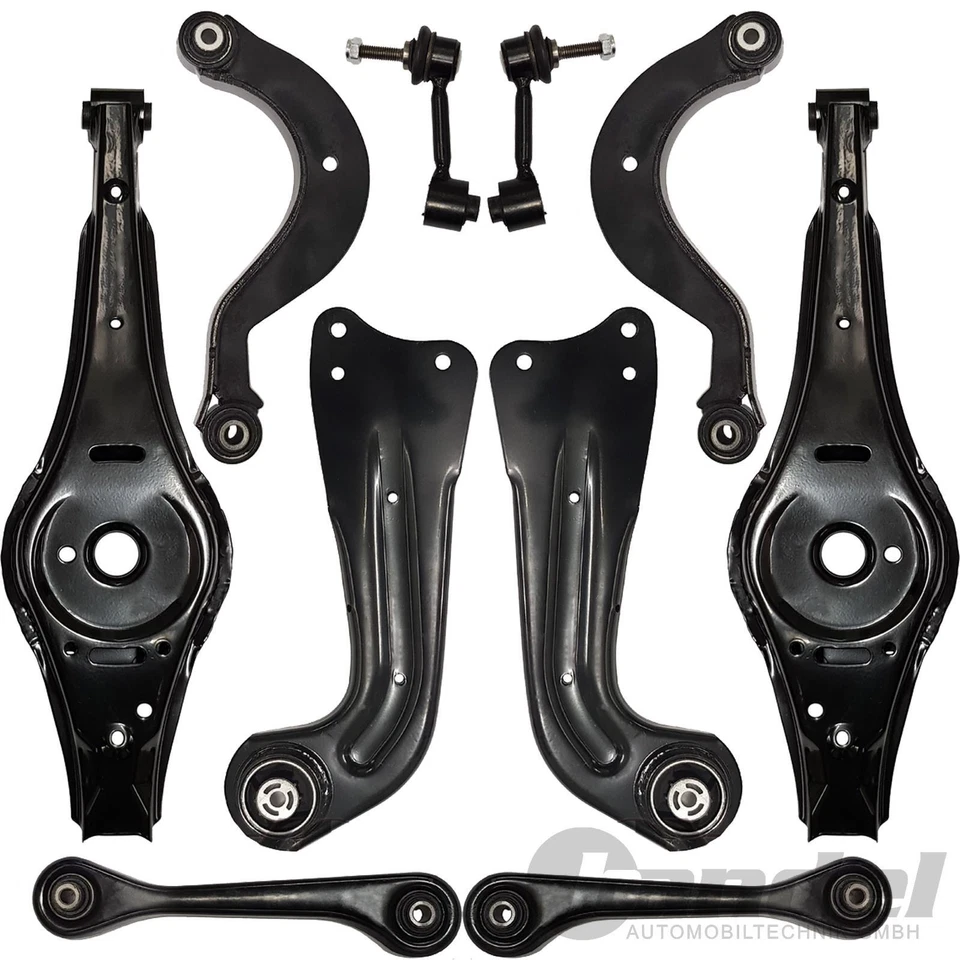 JUEGO REPARACIÓN BRAZO TRANSVERSAL + TORNILLOS TRASERO EJE TRASERO COMPLETO para VW GOLF 5 6 - Imagen 3 de 4