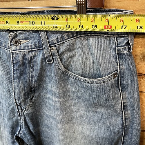 Levis Jeans Mens 34x30 (Actual 35x31 ) 507 Slim Bootcut Western Work Y2K Denim - Picture 7 of 10