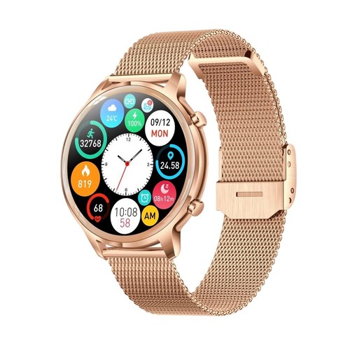 5902510675882 Manta Kelly women's smartwatch gold steel Manta Multimedia Sp - 第 1/1 張圖片