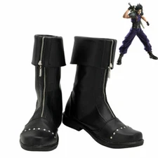Zack Fair Shoes Cosplay Final Fantasy VII Remake FF7 Men Boots/