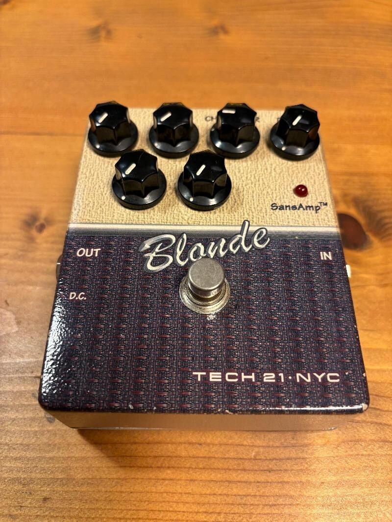 ギター Tech21 sansamp Blonde USED Tech21 SansAmp Character Series Blonde Guitar Effects Pedal