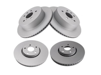 AM Autoparts Rear Brake Rotor Set For 2006-2015 Lexus GS300 GS350 GS430 GS450h GS460 IS250 IS350 – G-Coated Pair