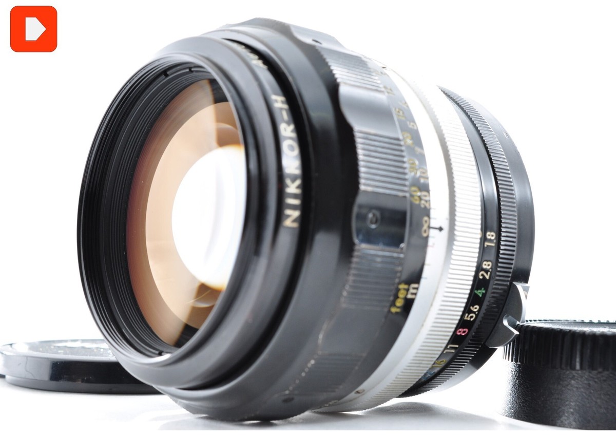 NIKKOR-H Auto 85ｍｍ F1.8 Nikon Nikkor H Auto 85mm F/1.8 Pre AI Fast Prime Lens with