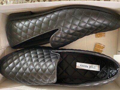 steve madden black cubic loafers new size 12 us | eBay display picture 1