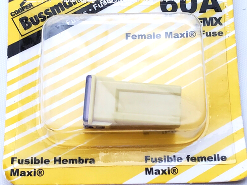 Bussmann FMX-60 Fusible 60 Amp Hembra Maxi 32 VDC Automotriz - Imagen 3 de 10
