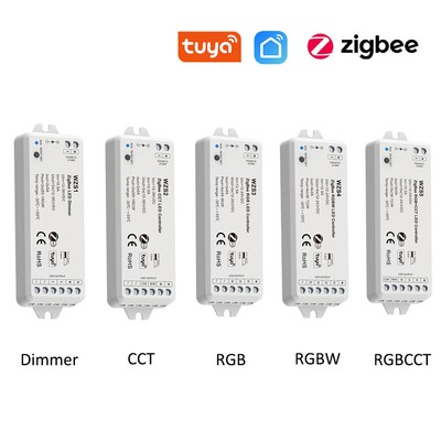 Zigbee Tuya Smart Led Dimmer Controller DIM CCT RGB RGBW RGBCCT Strip für Alexa