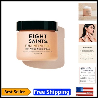 Hydrating Anti-Aging Neck Cream - 2oz with Peptides & Vitamin E for All Skin