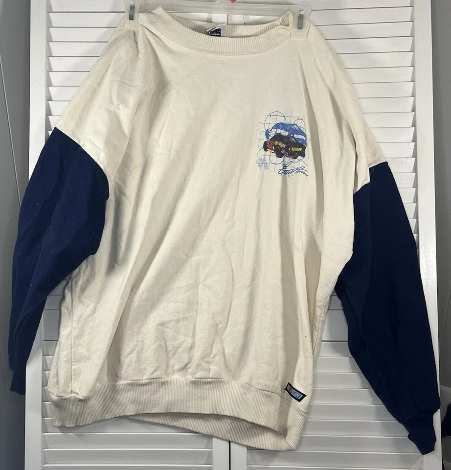 NASCAR Ernie Irvan XL Sudadera Zona de Velocidad Sam Bajo Ropa Artística De Colección Carreras Foto 4 de 4