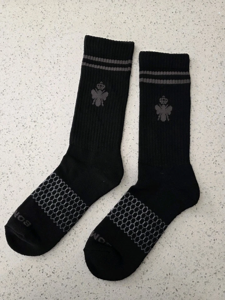 Calcetines Bombas Unisex Crew Talla GRANDE (Hombre 9.5-13, Mujer 11-14) 5 Pares Foto 2 de 3