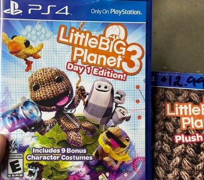 Little Big Planet 3 - Collector Plush Day One Edition (PS4) RARE, Très Bon état
