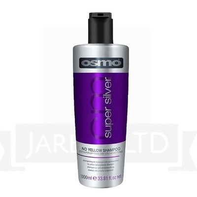 OSMO Super Silver No Yellow Shampoo 1000ml - Anti Brass Blonde Grey Hair
