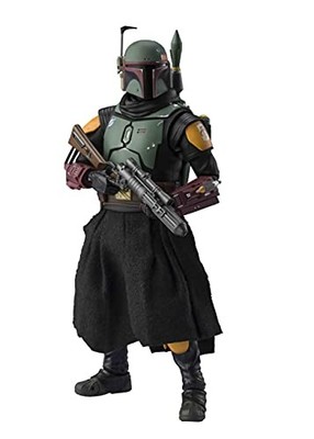 BANDAI SH.Figuarts Star Wars The Mandalorian Boba Fett bemalte bewegliche Fig...