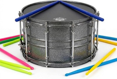 New 14x8 Deep Snare Drum Steel Shell 12 Lug Low Frequency Pro Snare with Sticks