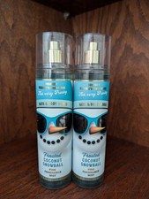 Bath  Body Works Frosted Coconut Snowball Fine Fragrance Body Mist 8oz Set of 2