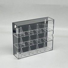 Acrylic Rings Display Case Storage Box Container Portable Visible Sport Rings