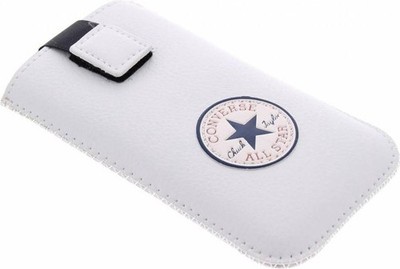 Converse All Star, Lederhülle weiß Gr. L u.a.  für iPhone 5 / 5S / SE