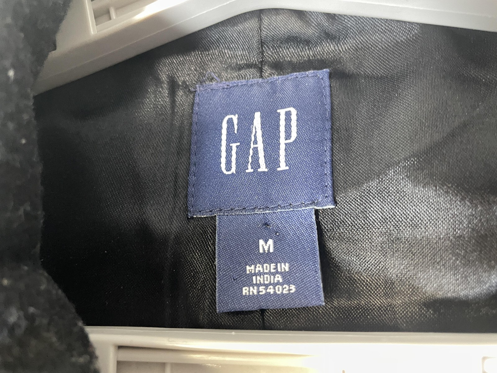 GAP Jacket Womens Medium Black Wool Toggle Duffle… - image 8