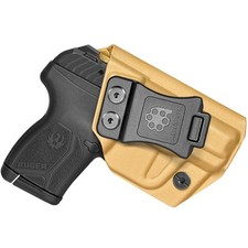 Amberide Iwb Kydex Holster For Ruger Lcp Max .380 Concealed Carry No Optic/No