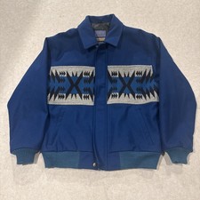 Vintage Pendleton High Grade Western Aztec Navajo Bomber Jacket USA Made Men  s M