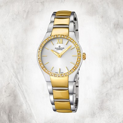 Candino Classic Edelstahl Damen Uhr C4538/1 Armbanduhr Analog silber UC4538/1