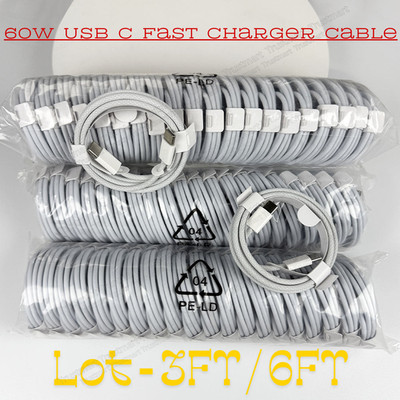 Wholesale For iPhone 15 16 Pro Plus 17 USB-C Cable Fast Charger Type C Data Cord