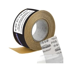 Premium 80 Grit PSA Gold Longboard Sandpaper, 2-3/4" Wide Continuous 12 Yard ...
