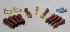 Wax Seal STAMP - HANDLES - SHAPE MOLDS - You Choose - BUY MORE, SAVE ON SHIPPING