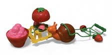 Strawberry Shortcake Snail Cart Escargot Ice Cream Play Set 1980 Vintage