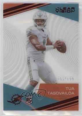2020 Panini Chronicles Clear Vision Rookies Red /199 Tua Tagovailoa #CV-2 RC uk2
