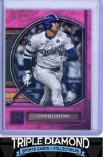 2025 Topps Museum #1 Shohei Ohtani Pink Sapphire #120/199 FRONT EDGE Y696