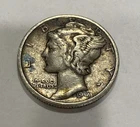 1943 P Mercury Dime 10C - Philadelphia 90% Silver Coin