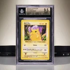1999 Pokemon Shadowless Pikachu Red Cheeks ERROR BGS 9.5 QUAD GEM MINT Base Set