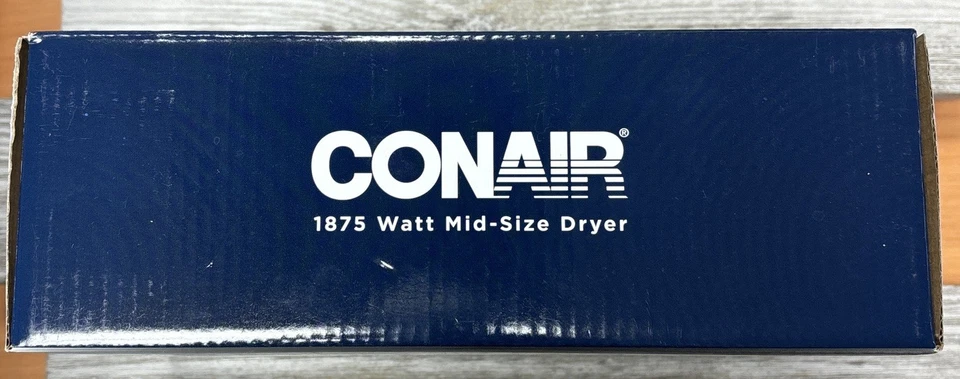 Potente secador de pelo de lado medio Conair de 1875 vatios para secado y peinado 2 calores/velocidades Foto 2 de 4