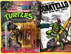 TMNT 1988 - "FIRST ISSUE" - DONATELLO with Fan Club Flyer - RUBBER HEAD  10 back