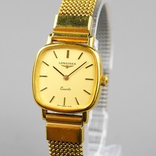 Orologio donna LONGINES vintage 960 6216 oro 23mm batteria nuova