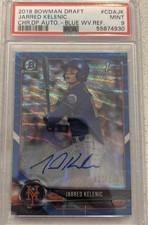 2018 Bowman Draft Chrome Jarred Kelenic Auto Blue Wave /150 RC PSA 10 CDA-JK