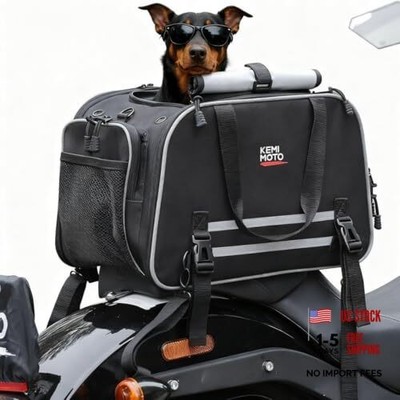 Motorcycle Dog Carrier Expandable, Airline Approved Pet Carrier Shoulder for