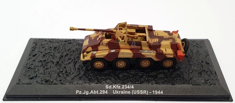 Altaya 1/72 Scale MG066 - Sd.Kfz.234/4 Armoured Car - USSR 1944 - Image 4 of 4