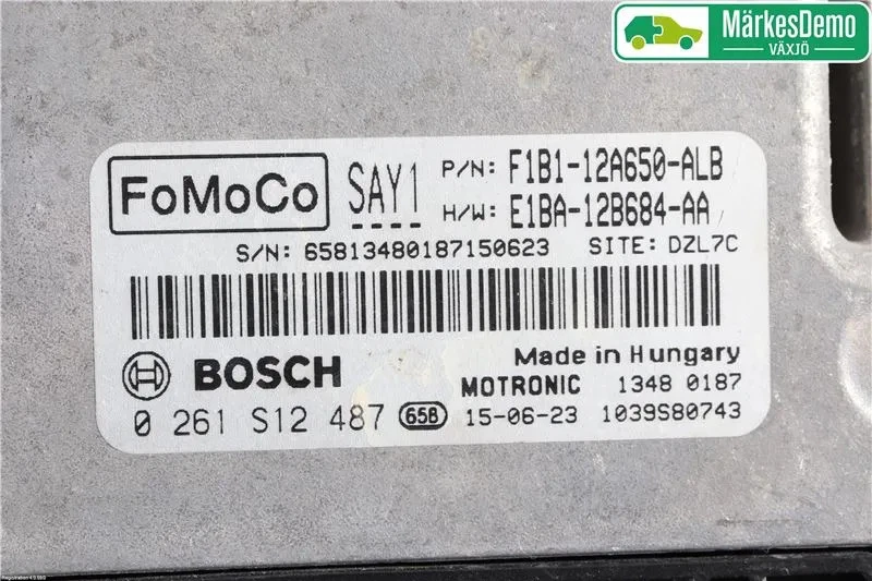 Centralina motore originale (ECU) destra FORD FIESTA VI Van 2015 - Immagine 4 di 4