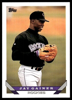 Jay Gainer 1993 Topps Traded #10T Rockies MLB READ FREE SHIPPING AutographDen