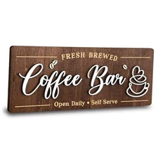 s for Wall Decor - Vintage Coffee Signs for Cafe Station Coffee Bar Sign