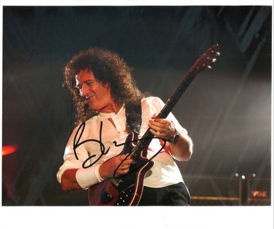 Brian May Queen HA - gebrauchtes Autogramm - 32 - C6269z