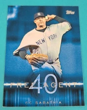 2015 Topps Free Agent 40 #F40-3 CC Sabathia New York Yankees BASEBALL Card T