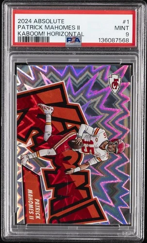 2024 PANINI ABSOLUTE KABOOM! HOR #1 PATRICK MAHOMES II PSA 9