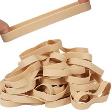 40PCS Size 105 Large Rubber Bands, Heavy-Duty Wide Elastic Bands, 5.12" x 0.6",