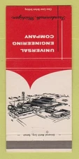 Matchbook Cover - Universal Engineering Company Frankenmuth MI 30 Strike