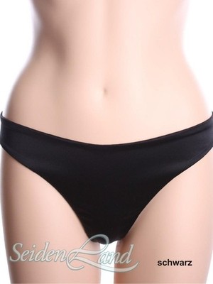String mit Seide PRODE von Cotton Club Seta Superior schwarz oder weiß