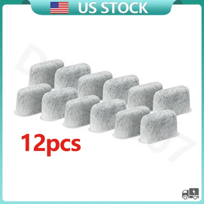 DEACAR007 Charcoal Water FIlters For Cuisinart Coffee Part DCC-RWF by Nispira 12 PCS