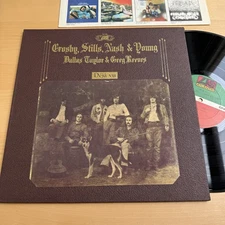 Crosby Stills Nash and Young Deja Vu 1970 US Press Vinyl Complete W/OG Sleeve!