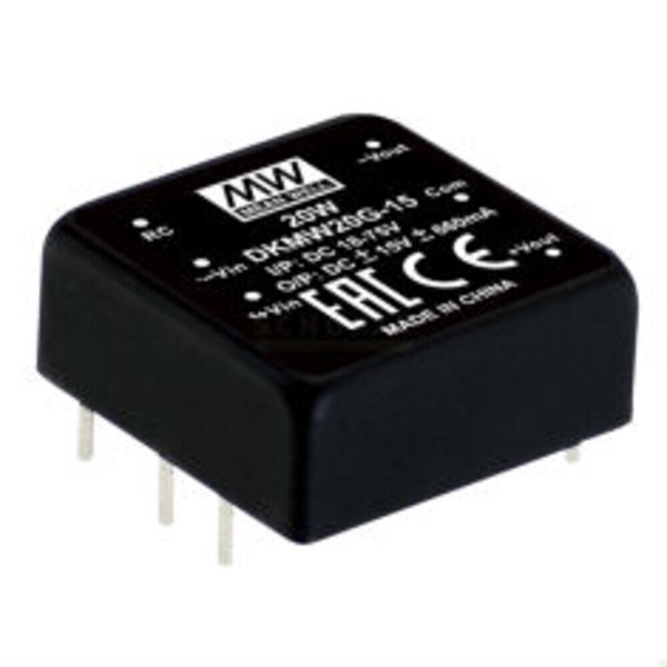 Meanwell RDDW20G-05, Dc Dc-Wandler Modul-Serie, 18-75V:+ -5V + - 2000Ma 20W-image